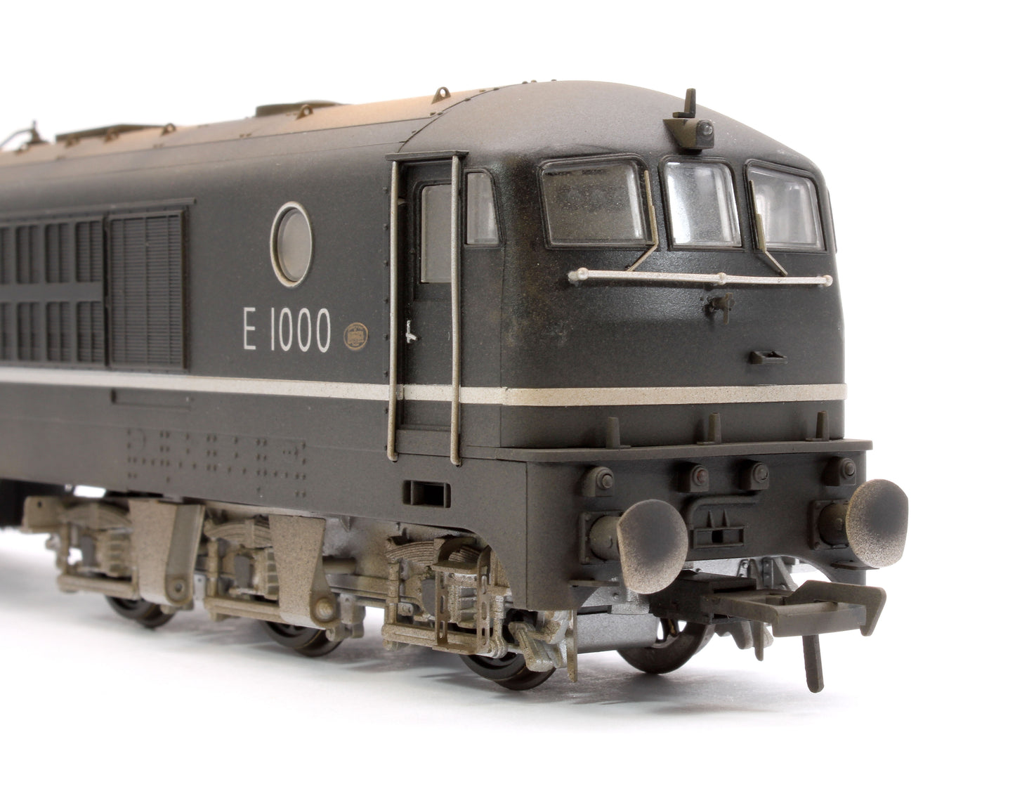 Custom Weathered BR Class 80 E1000 (Rebuilt 18100 Gas Turbine) Electric Locomotive in BR Black (Late Crest)