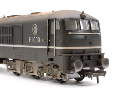 Custom Weathered BR Class 80 E1000 (Rebuilt 18100 Gas Turbine) Electric Locomotive in BR Black (Late Crest)