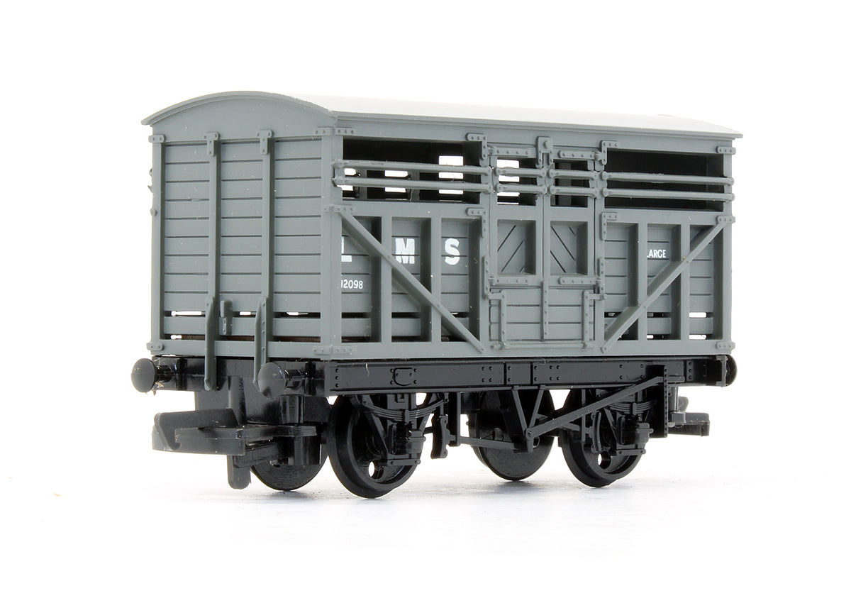 Pre-Owned Cattle Wagon LMS Grey No.12098