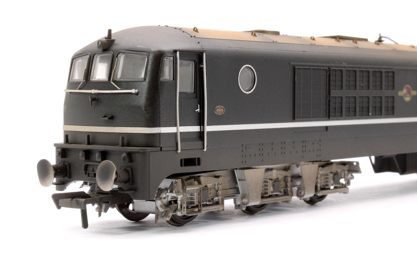 Custom Weathered BR Class 80 E1000 (Rebuilt 18100 Gas Turbine) Electric Locomotive in BR Black (Late Crest)