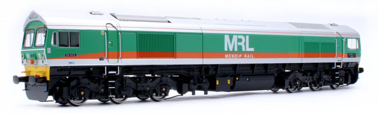 Class 59 59002 MRL Green/Orange Alan J Day Diesel Locomotive