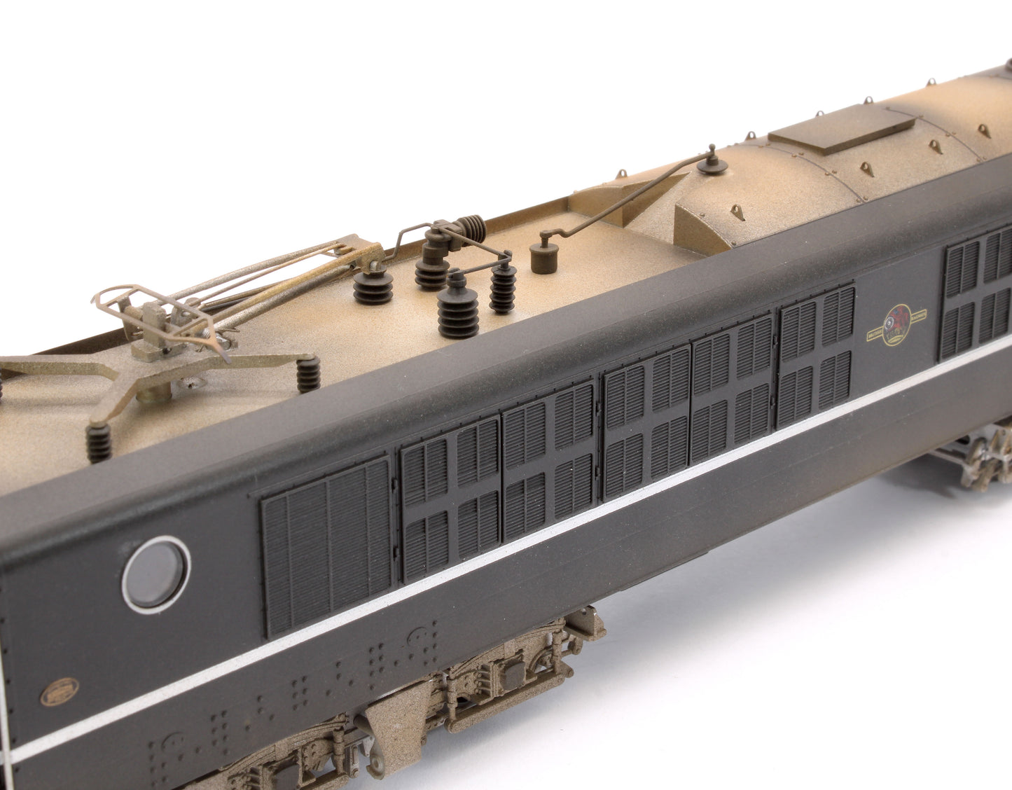Custom Weathered BR Class 80 E1000 (Rebuilt 18100 Gas Turbine) Electric Locomotive in BR Black (Late Crest)