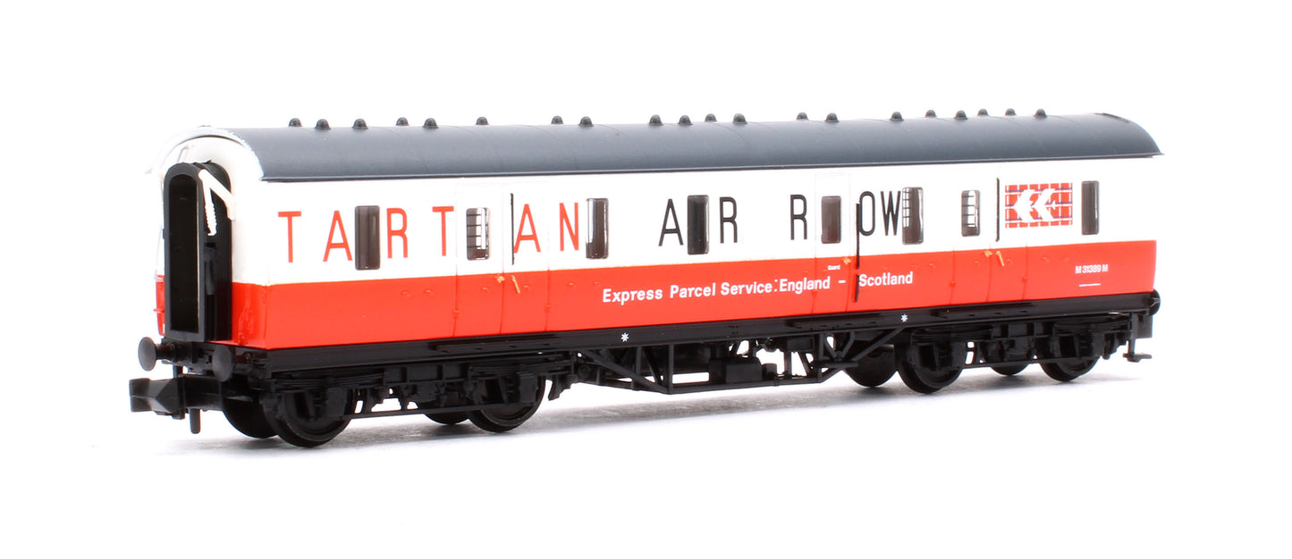 LMS Stanier 50ft Full Brake Tartan Arrow No.31389