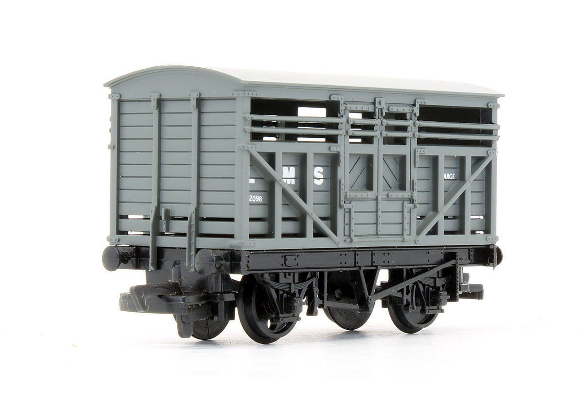 Pre-Owned Cattle Wagon LMS Grey No.12098