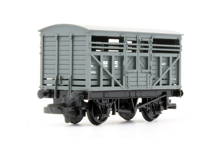 Pre-Owned Cattle Wagon LMS Grey No.12098