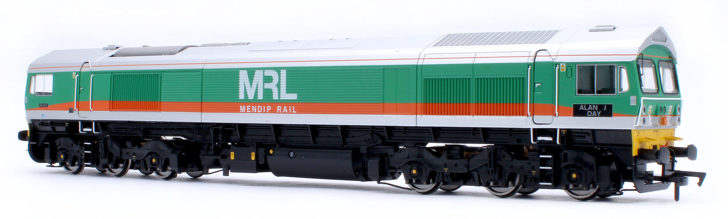 4D-005-007 Class 59 59002 MRL Green/Orange Alan J Day Diesel Locomotive