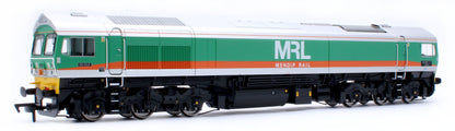 Class 59 59002 MRL Green/Orange Alan J Day Diesel Locomotive - DCC Fitted