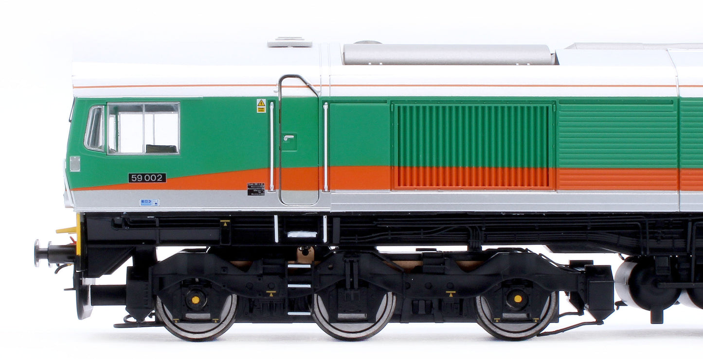 Class 59 59002 MRL Green/Orange Alan J Day Diesel Locomotive - DCC Sound