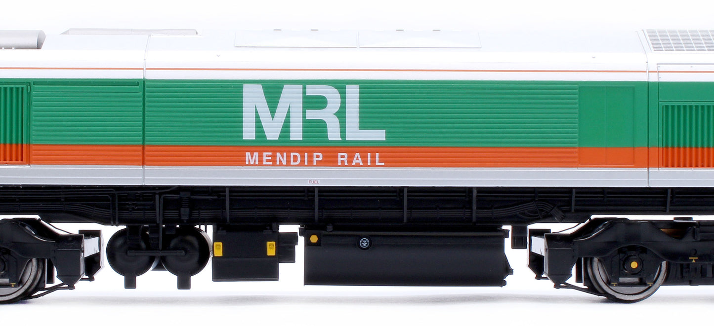 Class 59 59002 MRL Green/Orange Alan J Day Diesel Locomotive - DCC Fitted