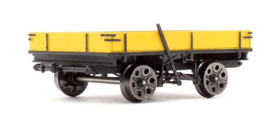 Pre-Owned Wickham Planked Trailer, BR Yellow