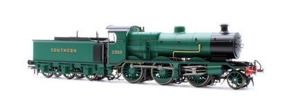 S4102-06 LB&SCR K Class 2-6-0 Southern Bulleid Malachite Green No.2350 Steam Locomotive