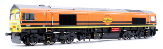 Class 59 59206 Freightliner Orange John F Yeoman Diesel Locomotive - DCC Fitted