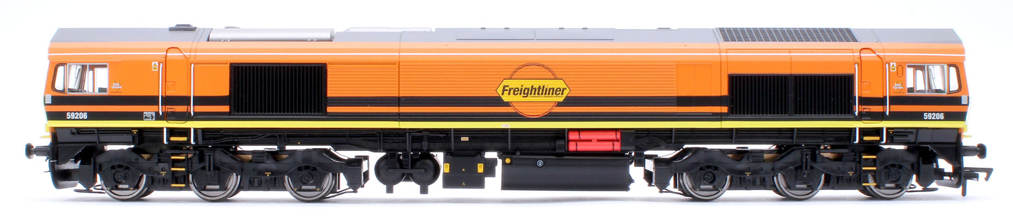 Class 59 59206 Freightliner Orange John F Yeoman Diesel Locomotive - DCC Sound