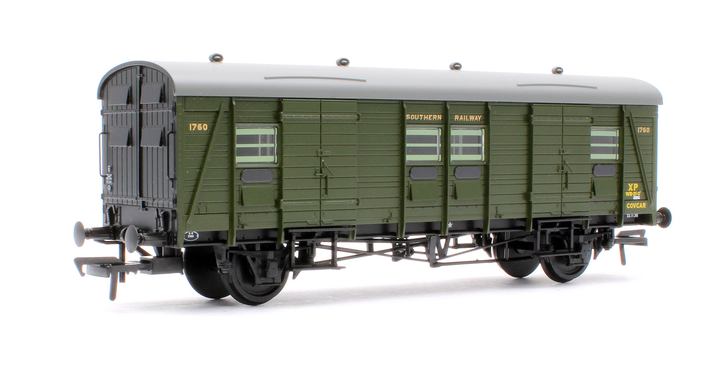 SR CCT 'Covcar' Covered Carriage Truck SR Maunsell Green 1760