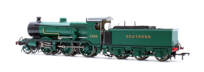 S4102-06 LB&SCR K Class 2-6-0 Southern Bulleid Malachite Green No.2350 Steam Locomotive