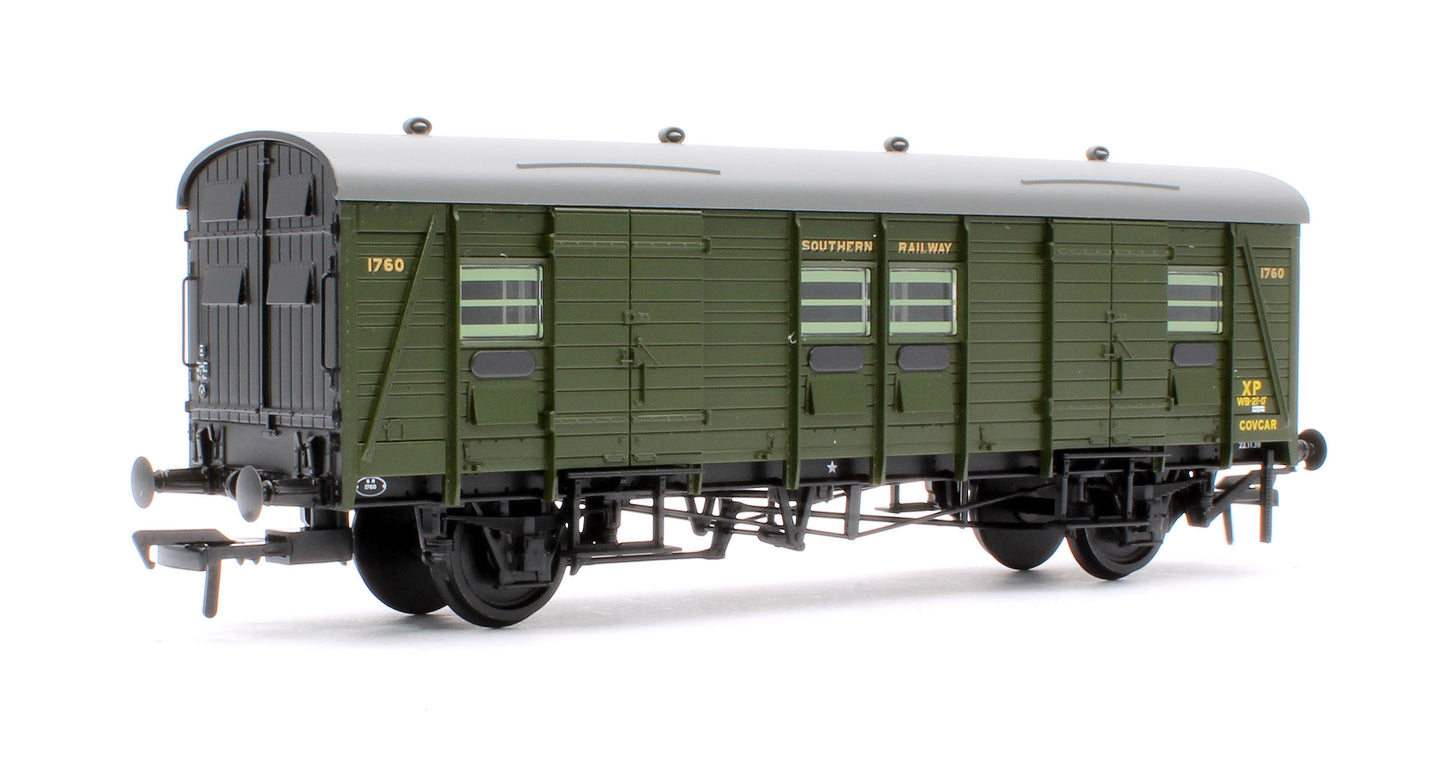 SR CCT 'Covcar' Covered Carriage Truck SR Maunsell Green 1760