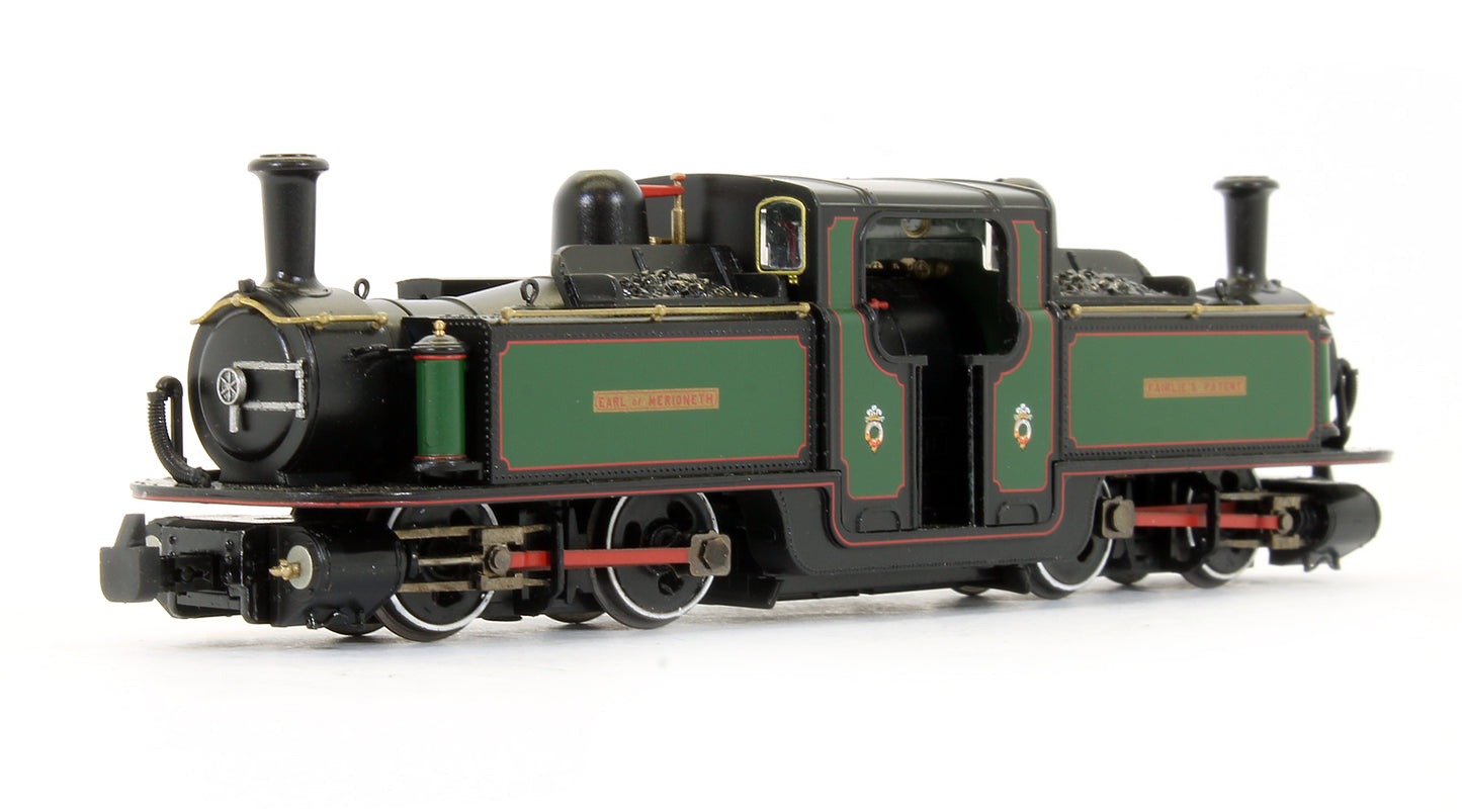 391-102 Pre-Owned Ffestinog Railway Double Fairlie 'Earl Of Merioneth/Iarll Meirionnydd' Ffestiniog Railway Lined Green