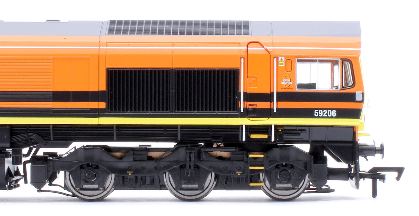 4D-005-008 Class 59 59206 Freightliner Orange John F Yeoman Diesel Locomotive