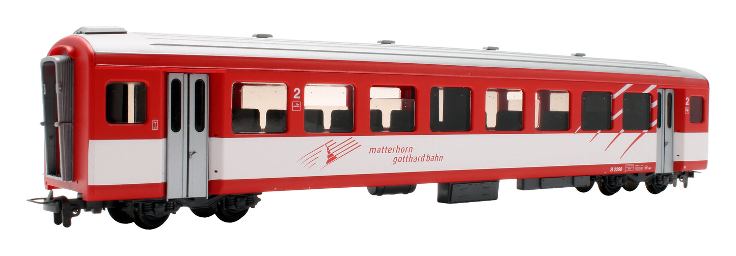 Pre-Owned 3271-550 Mattethorn Gotthard Bahn 2nd Class Passenger Coach B '2290'