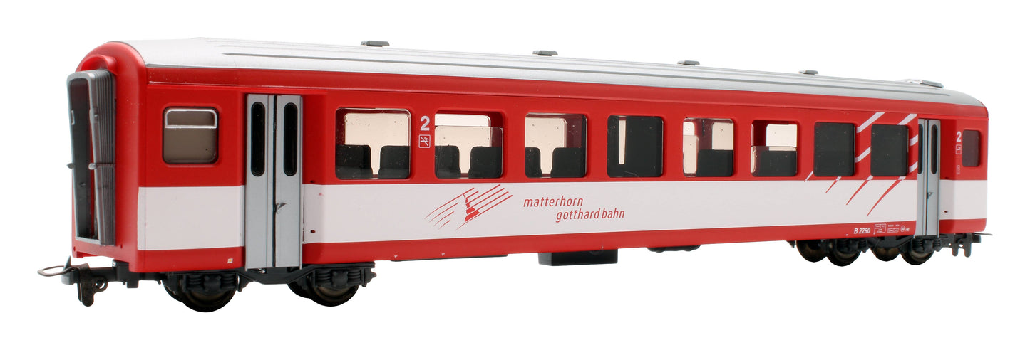 Pre-Owned 3271-550 Mattethorn Gotthard Bahn 2nd Class Passenger Coach B '2290'