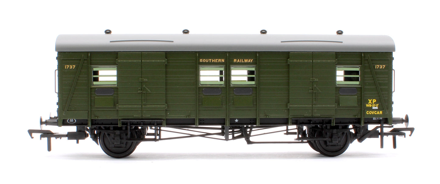 Pre-Owned 39-531 SR CCT 'Covcar' Covered Carriage Truck SR Maunsell Green 1737