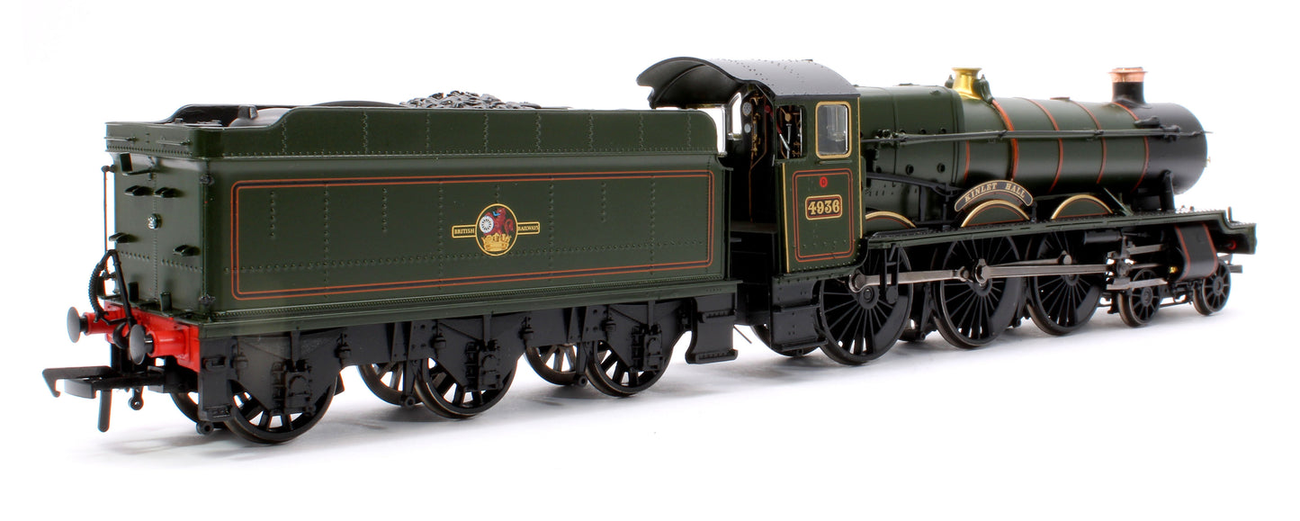 GWR 49XX 'Hall' 4936 'Kinlet Hall' BR Lined Green (Late Crest) Steam Locomotive