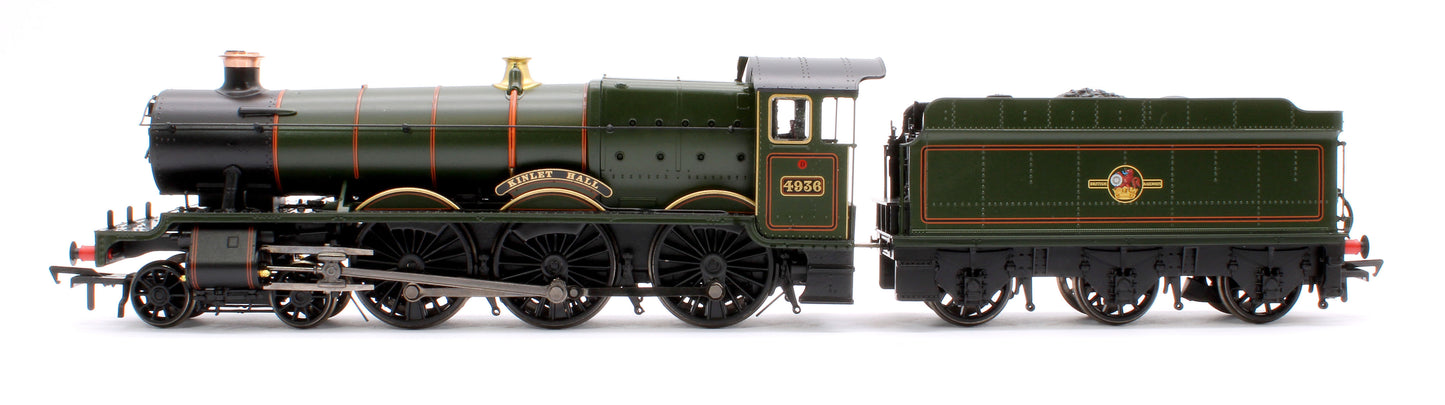 GWR 49XX 'Hall' 4936 'Kinlet Hall' BR Lined Green (Late Crest) Steam Locomotive