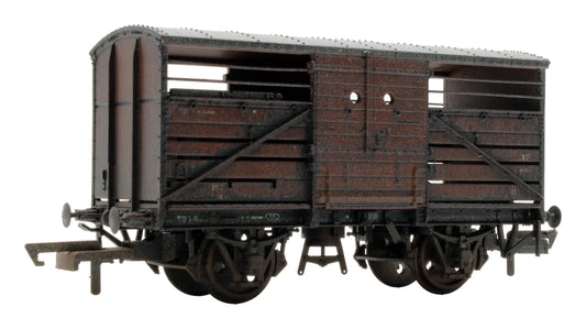 Pre-Owned 10T BR Bauxite (Ex-SR) Bulleid Cattle Wagon No.S52347 - Weathered