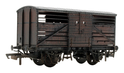 Pre-Owned 10T BR Bauxite (Ex-SR) Bulleid Cattle Wagon No.S52347 - Weathered