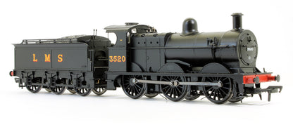 Pre-Owned Class 3F 3520 LMS Black Steam Locomotive - DCC Fitted