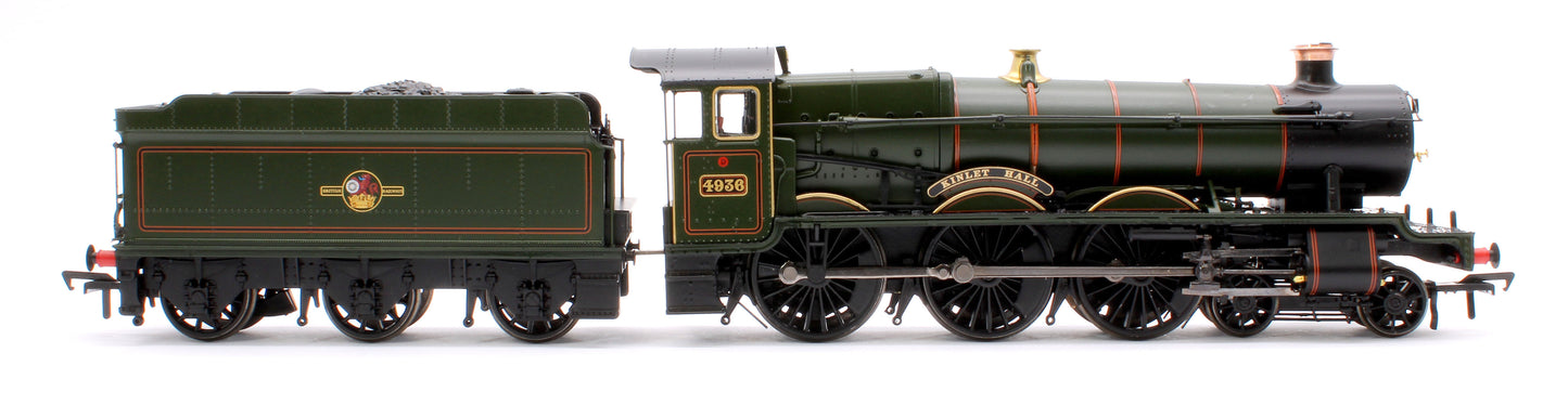 GWR 49XX 'Hall' 4936 'Kinlet Hall' BR Lined Green (Late Crest) Steam Locomotive