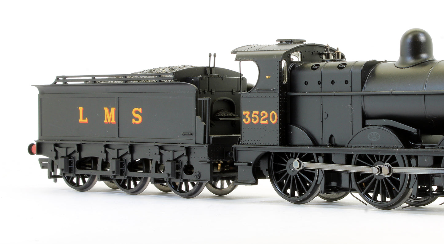 Pre-Owned Class 3F 3520 LMS Black Steam Locomotive - DCC Fitted