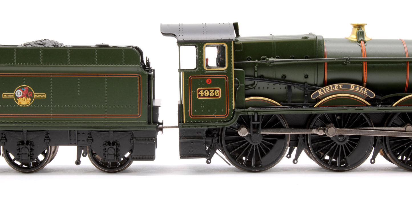 GWR 49XX 'Hall' 4936 'Kinlet Hall' BR Lined Green (Late Crest) Steam Locomotive