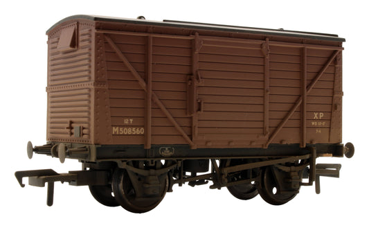 Pre-Owned 37-804 BR Bauxite 12T Planked Ventilated Van M508560 - Weathered