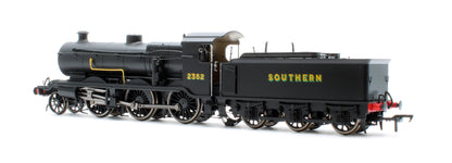 S4102-07 LB&SCR K Class 2-6-0 Southern Bulleid War Time Black No.2352 Steam Locomotive