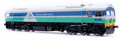 Class 59 Aggregate Industries 59002 Alan J Day Diesel Locomotive - DCC Sound & Smoke Fitted