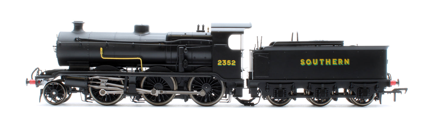 S4102-07 LB&SCR K Class 2-6-0 Southern Bulleid War Time Black No.2352 Steam Locomotive