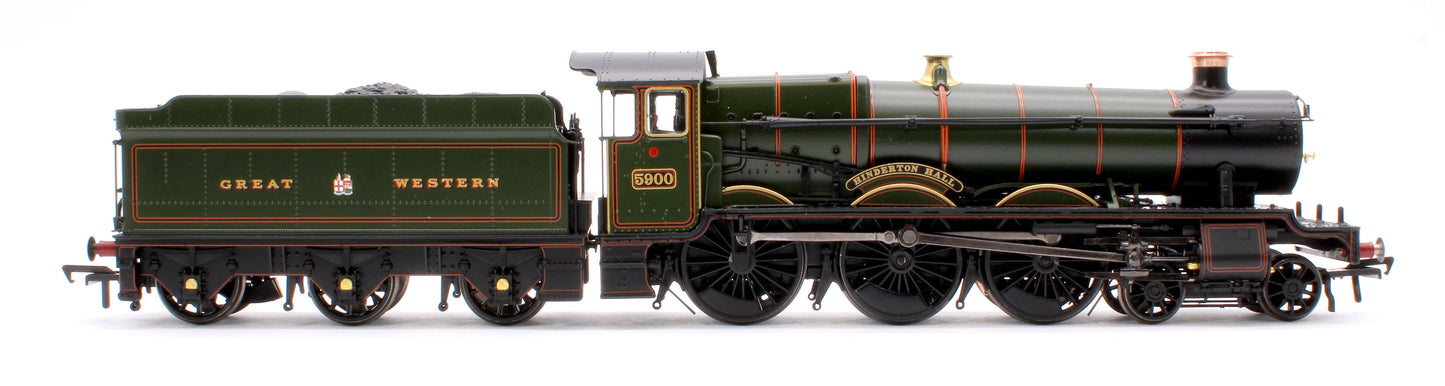 GWR 49XX 'Hall' 5900 'Hinderton Hall' GWR Lined Green (GW Crest) Steam Locomotive