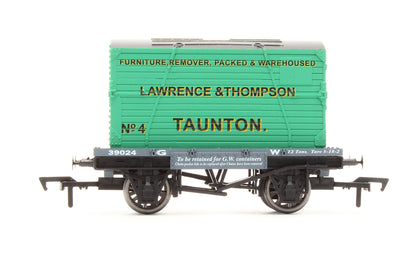Pre-Owned GWR Flat Wagon With Container  - Limited Edition