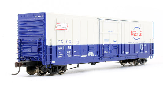 Pre-Owned Nestle 50' PC&F Box Car Ext Post-10'-6" Plug Door TNCX - Road #43129