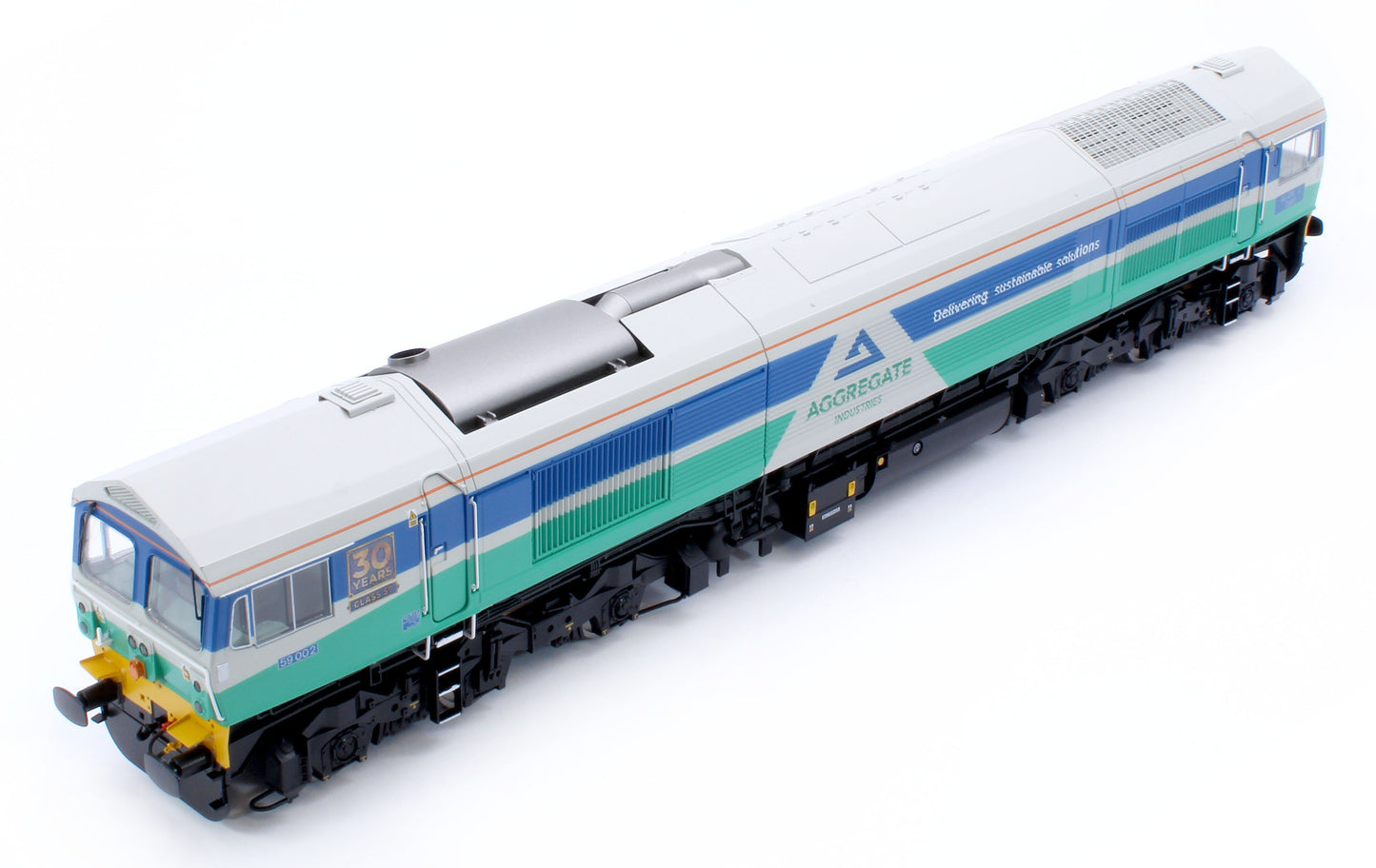 4D-005-010 Class 59 Aggregate Industries 59002 Alan J Day Diesel Locomotive