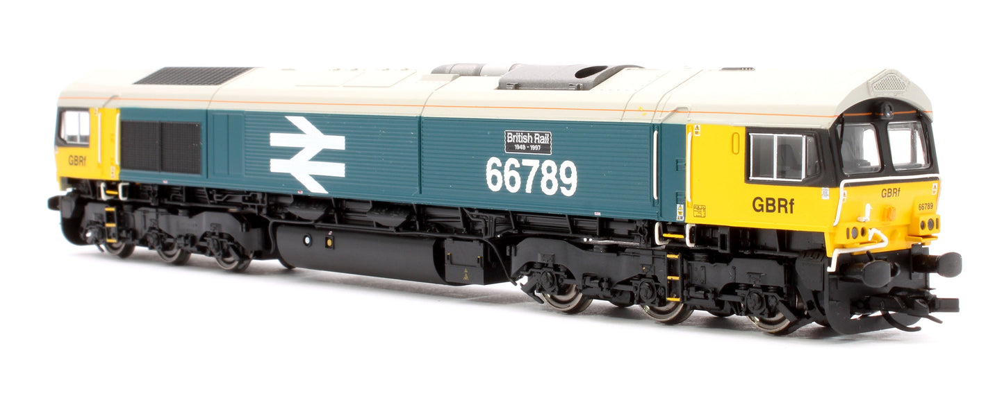 Pre-Owned Class 66 Co-Co 66789 'British Rail 1948-1997' GBRf Diesel Locomotive