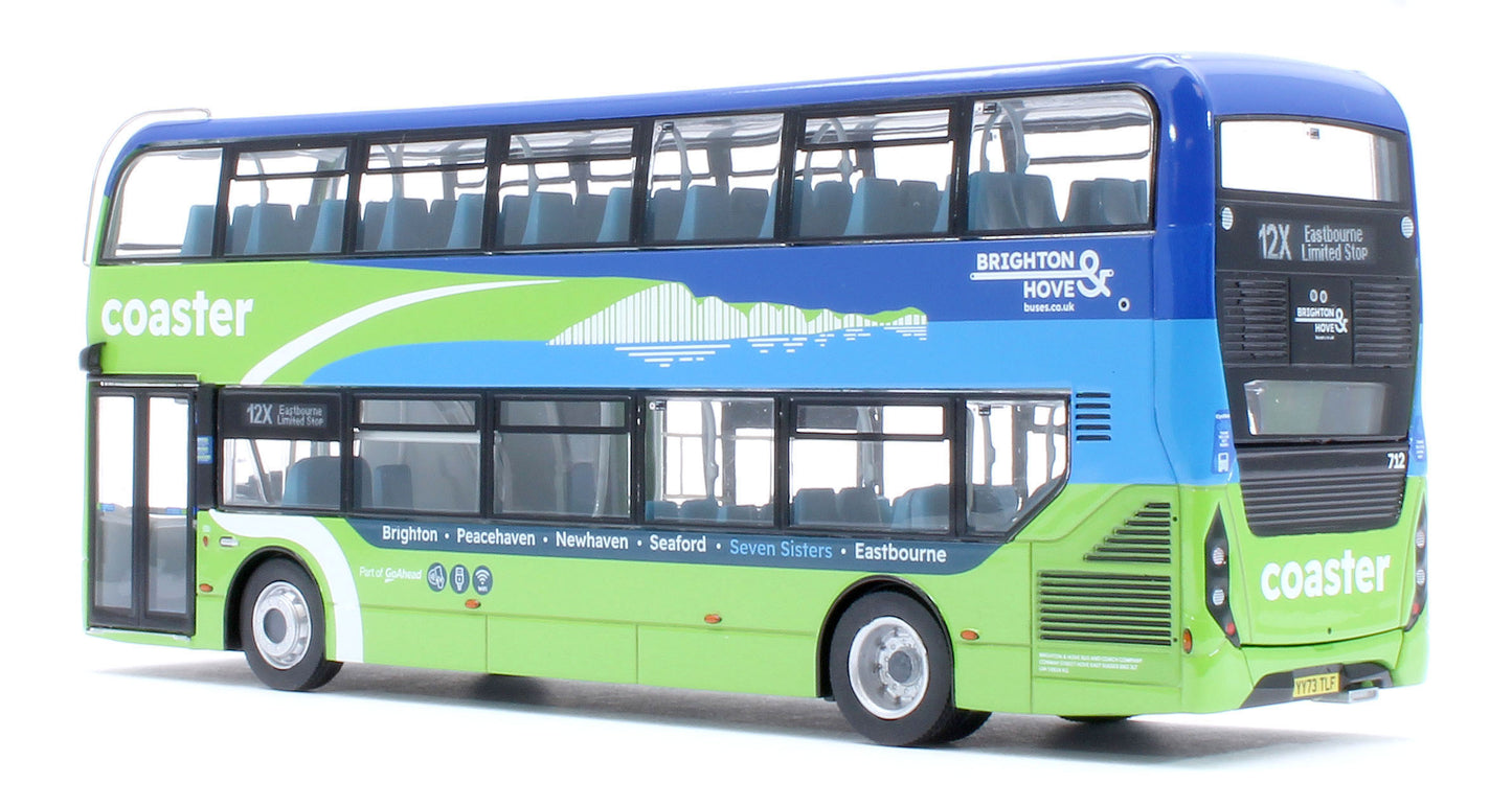 UK6543 ADL Enviro 400 Brighton and Hove Coaster (712 - YY73 TLF)