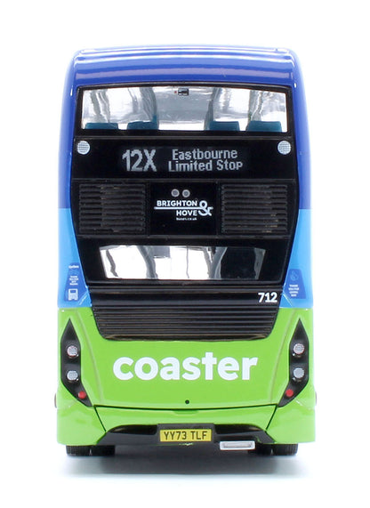 UK6543 ADL Enviro 400 Brighton and Hove Coaster (712 - YY73 TLF)