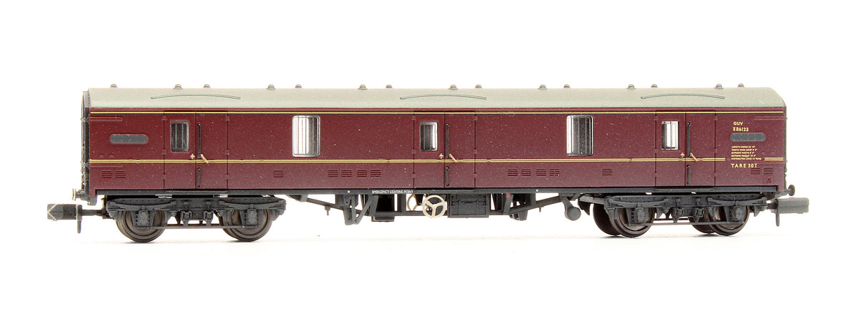 Pre-Owned BR Maroon Mk1 General Utility Van 'E86123' - Weathered