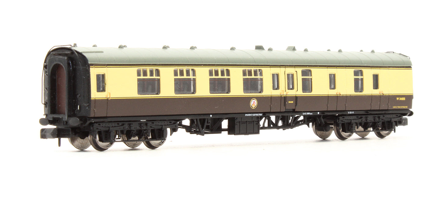 Pre-Owned 374-189B BR MK1 BSK Brake Second Corridor BR Chocolate & Cream Coach 'W34855'
