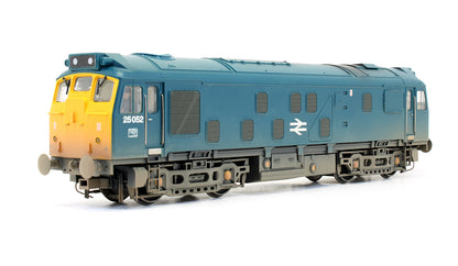 Pre-Owned Class 25/1 25052 BR Blue Diesel Locomotive - Weathered - DCC Sound