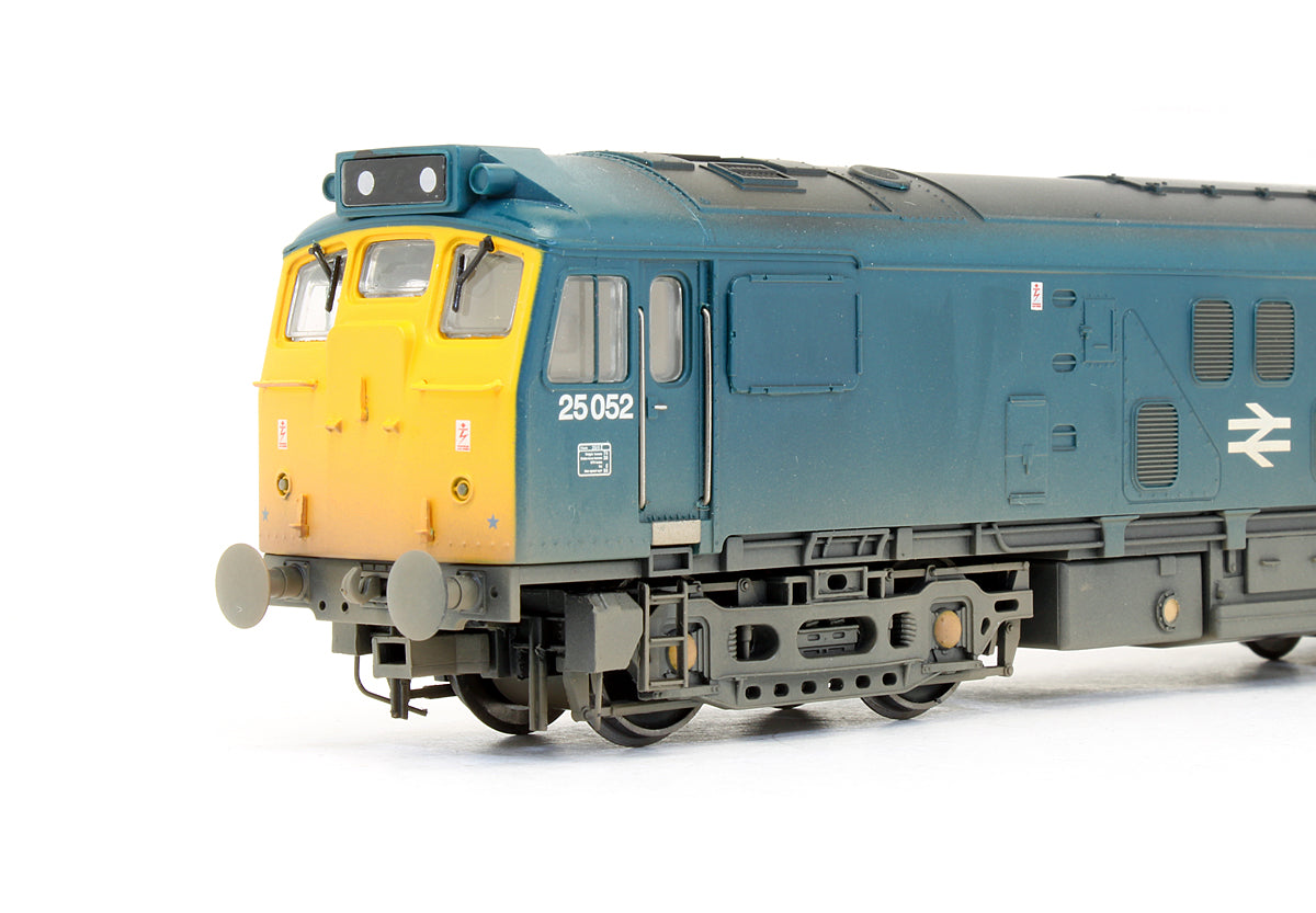 Pre-Owned Class 25/1 25052 BR Blue Diesel Locomotive - Weathered - DCC Sound