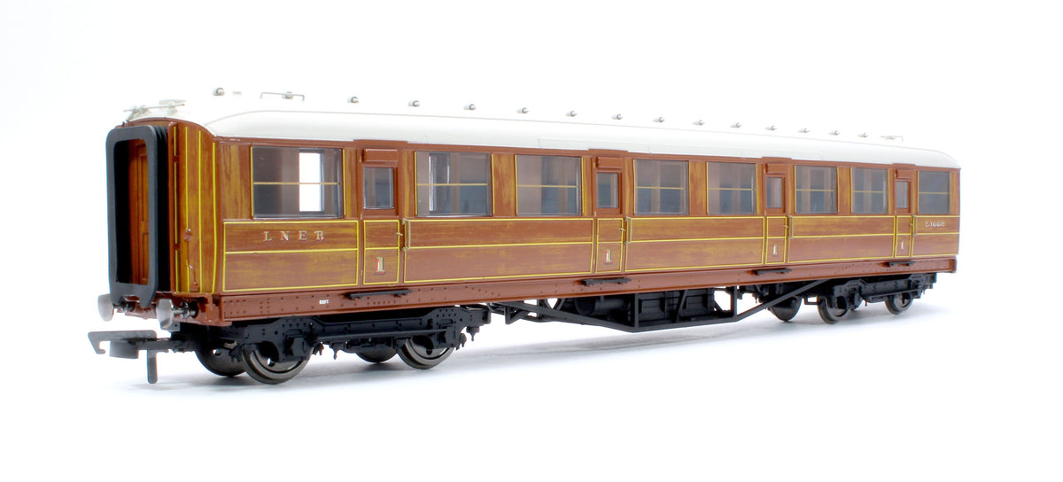 Pre-Owned LNER Gresley Corridor Teak Coaches 1st Class No.51668