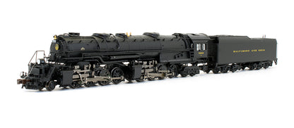 Pre-Owned N EM1 2-8-8-4 B&O Steam Locomotive (Later Small Dome)- Road #7628 - DCC Sound